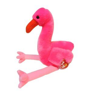 Ty "Pinky" The Flamingo  Beanie Buddy NEW With Tag